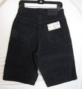 1990's Anchor Blue Baggy Denim Shorts Black Size 30