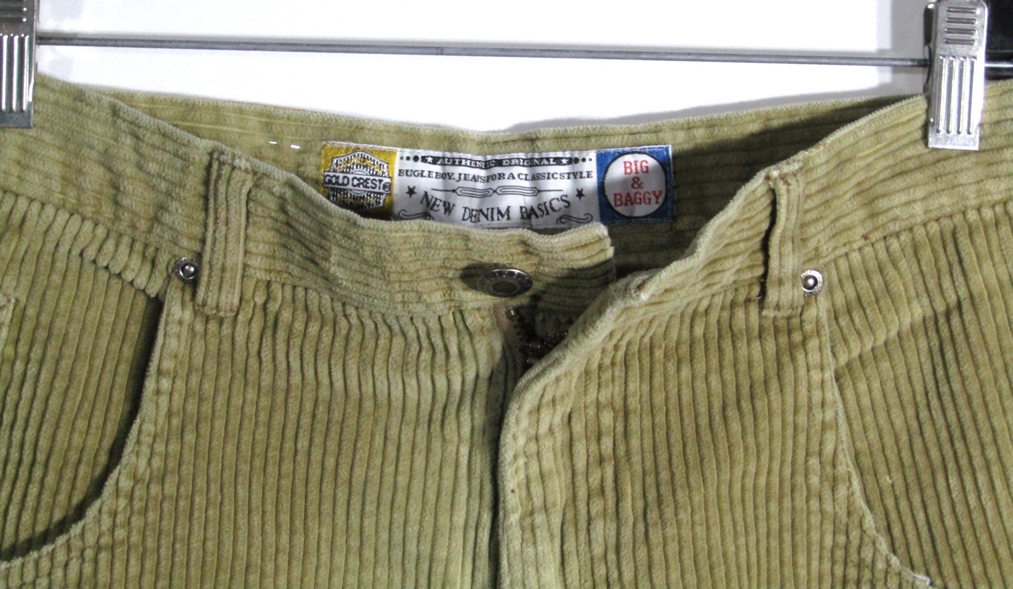 2000s Vintage Bugle Boy Courderoy Big and Baggy Shorts Carpenter Size 36