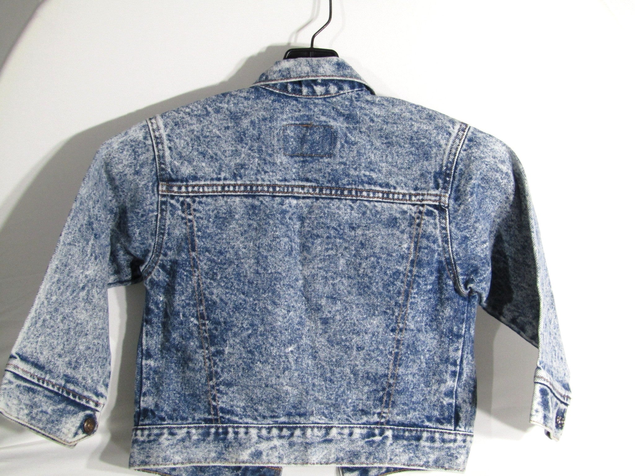1980's Levis Acid Wash Denim Jacket Boys size 6 USA MADE