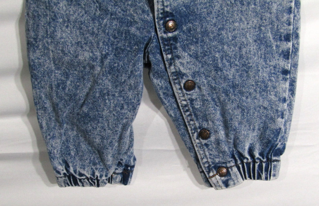 1980's Levis Acid Wash Denim Jumpsuit Boys size 12 months USA MADE