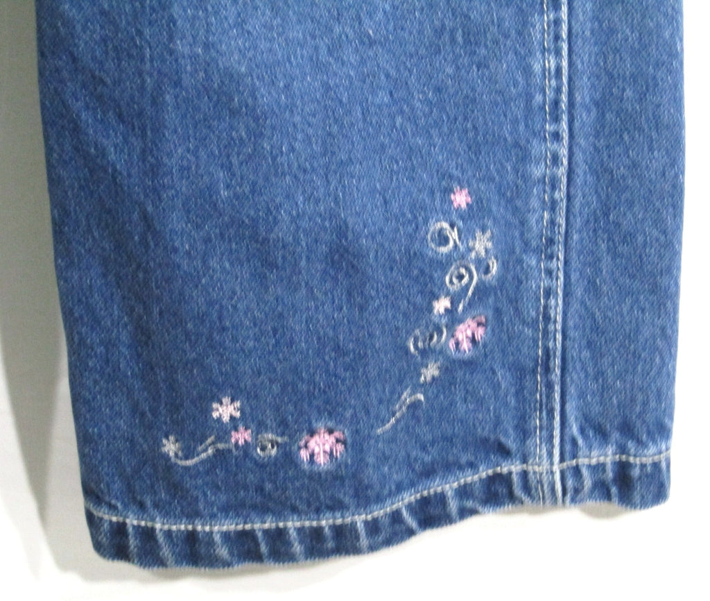 Vintage Looney Tunes Kids Denim Overall Tweety Bird Size 7 Girls