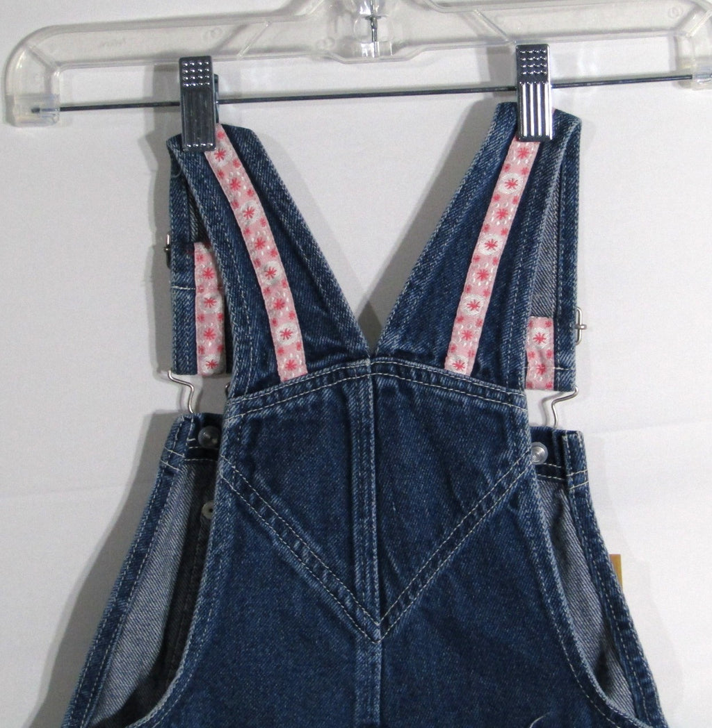 Vintage Looney Tunes Kids Denim Overall Tweety Bird Size 7 Girls