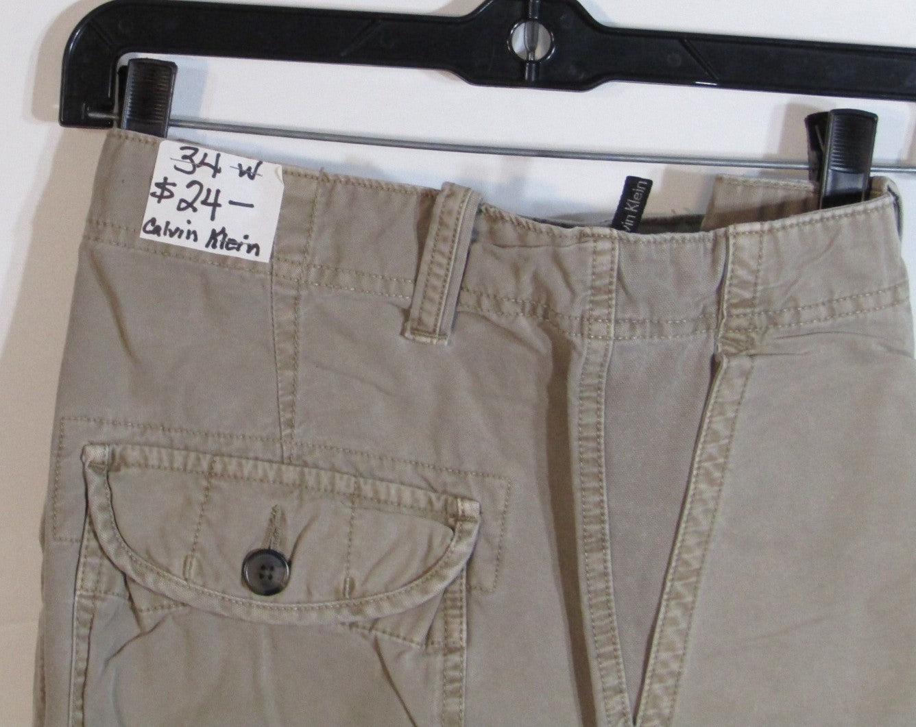 Men's Shorts Calvin Klein Cargo Shorts Size 34W