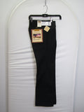 1980's Western Wear Ranchers Boot Mens Wranglers 29 x 30 Polyester Black Made in the USA
