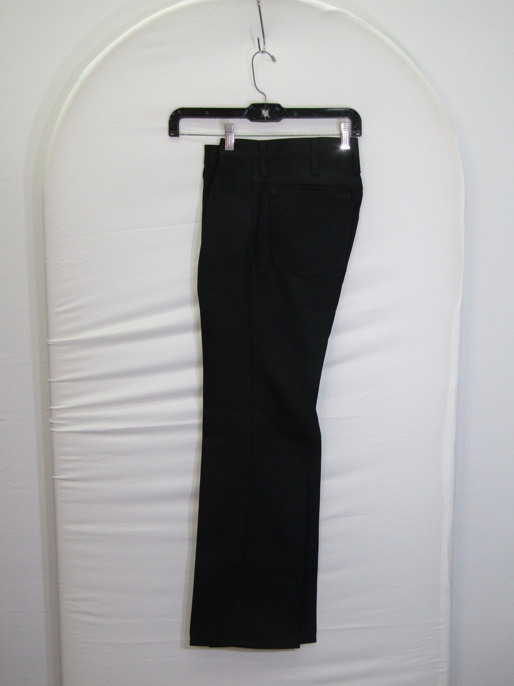 1980's Western Wear Ranchers Boot Mens Wranglers 29 x 30 Polyester Black Made in the USA