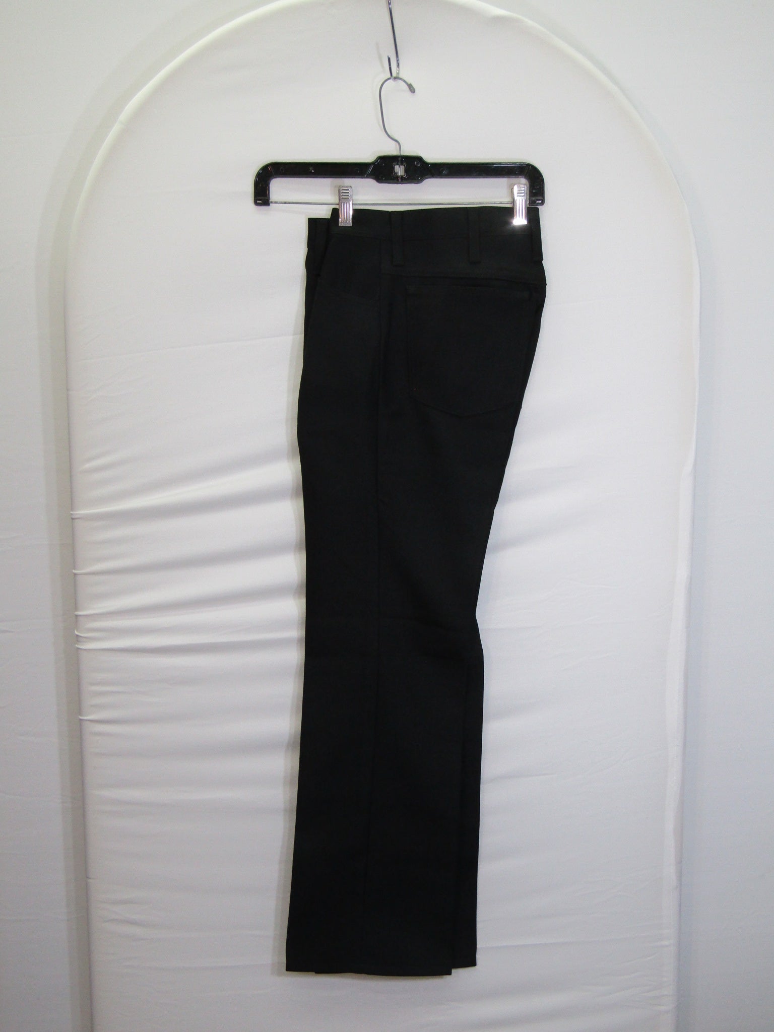 1980's Western Wear Ranchers Boot Mens Wranglers 29 x 30 Polyester Black Made in the USA
