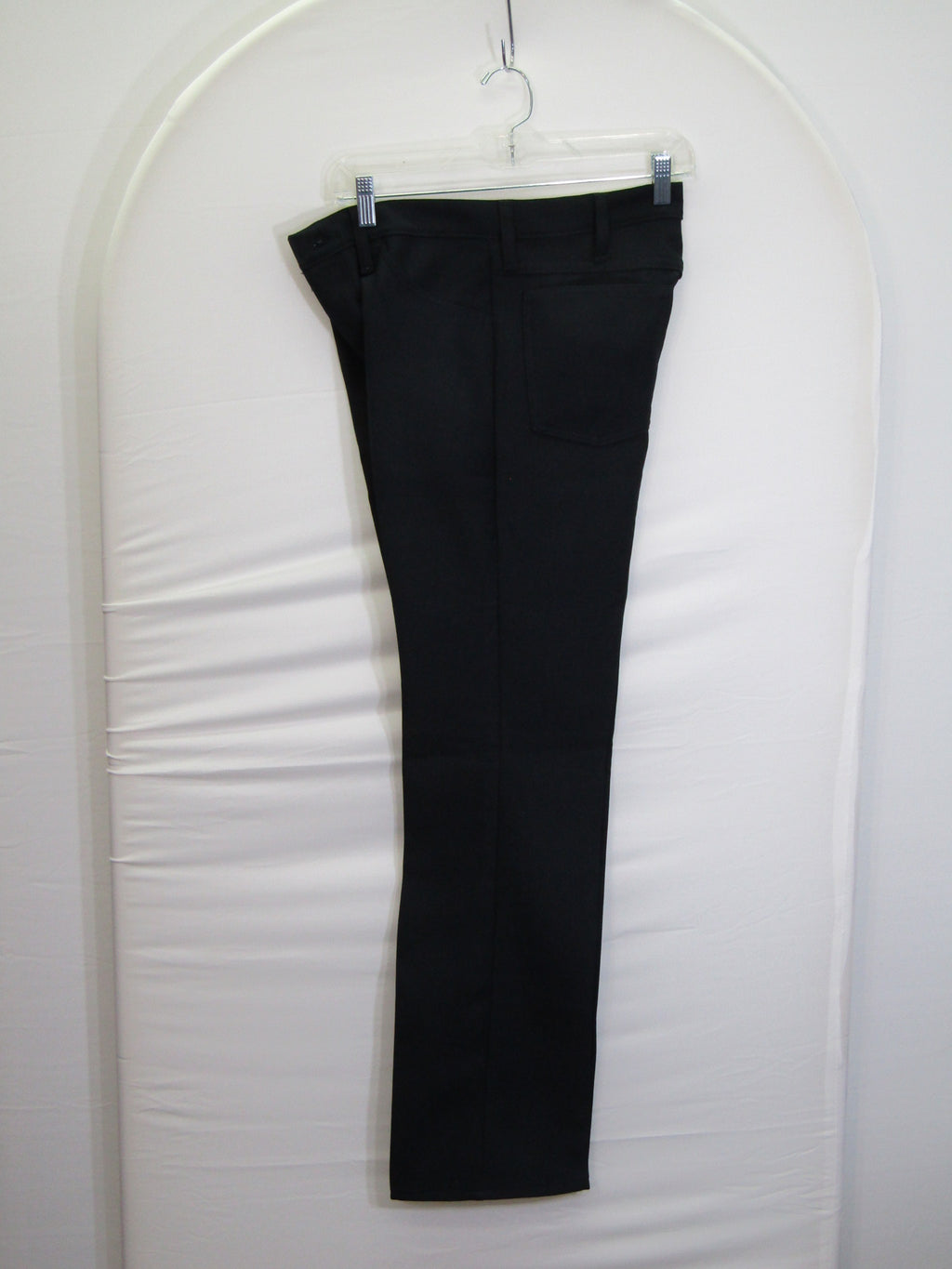 1980's Western Wear Ranchers Boot Mens Wranglers 31 x 32 Polyester Black Made in the USA