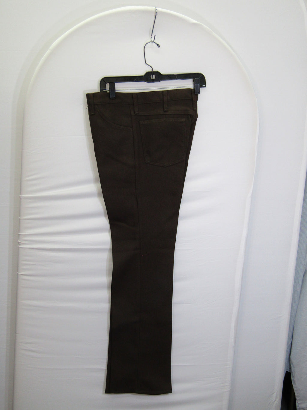 1980's Western Wear Ranchers Boot Mens Wranglers 31 x 32 Polyester Brown Made in the USA