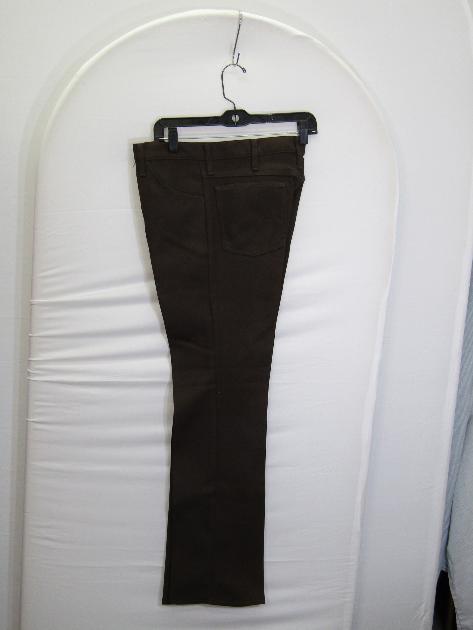 1980's Western Wear Ranchers Boot Mens Wranglers 31 x 32 Polyester Brown Made in the USA