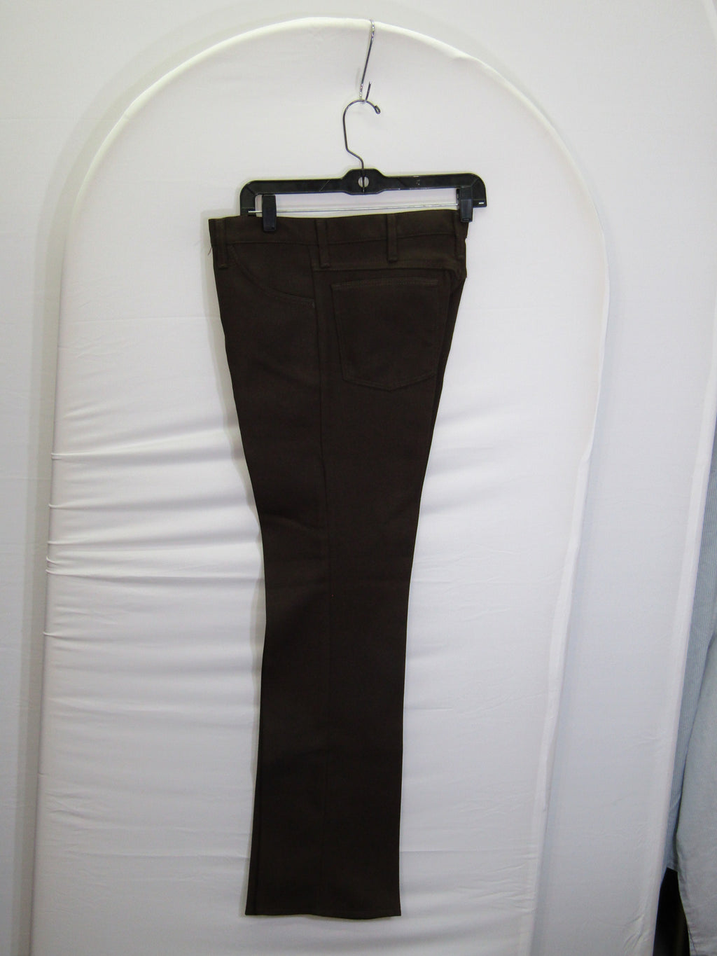 1980's Western Wear Ranchers Boot Mens Wranglers 31 x 32 Polyester Brown Made in the USA