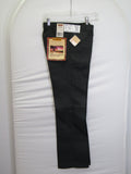 1980's Western Wear Ranchers Boot Mens Wranglers 29 x 30 Polyester Dark Grey Made in the USA