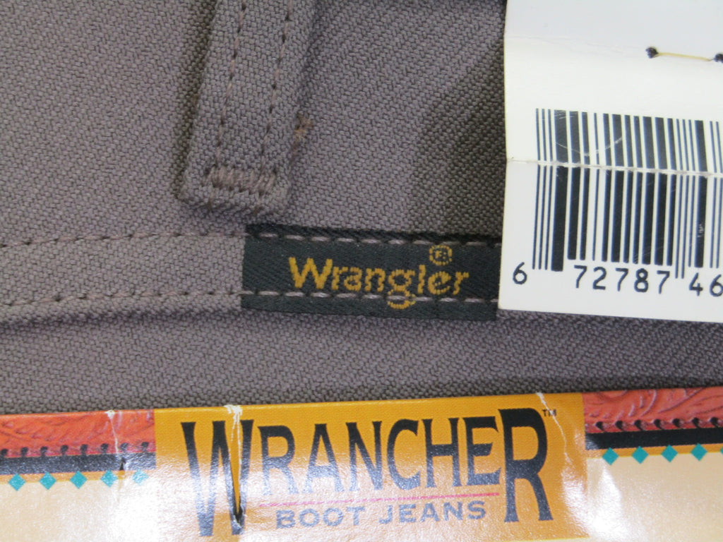 1980's Western Wear Ranchers Boot Mens Wranglers 29 x 30 Polyester Birch Made in the USA