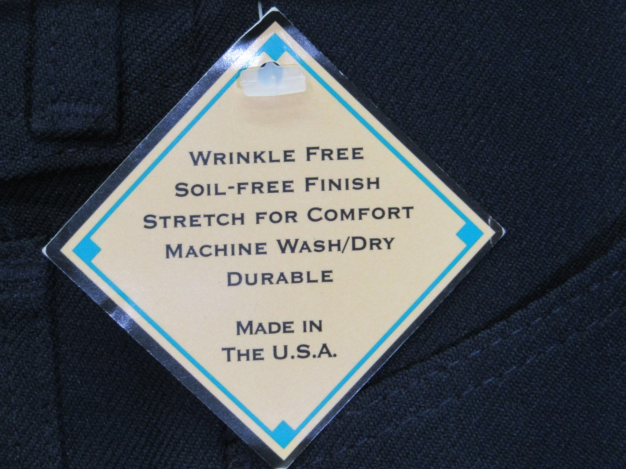 1980's Western Wear Ranchers Boot Mens Wranglers 29 x 30 Polyester Navy Made in the USA