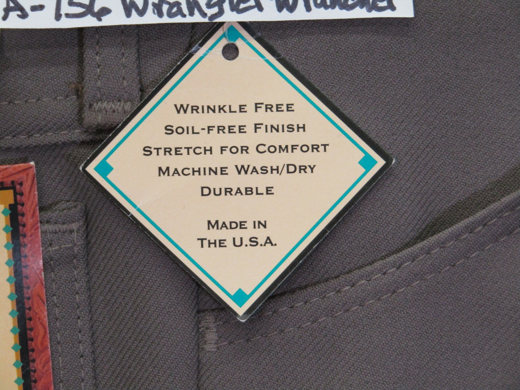 1980's Western Wear Ranchers Boot Mens Wranglers 29 x 30 Polyester Birch Made in the USA