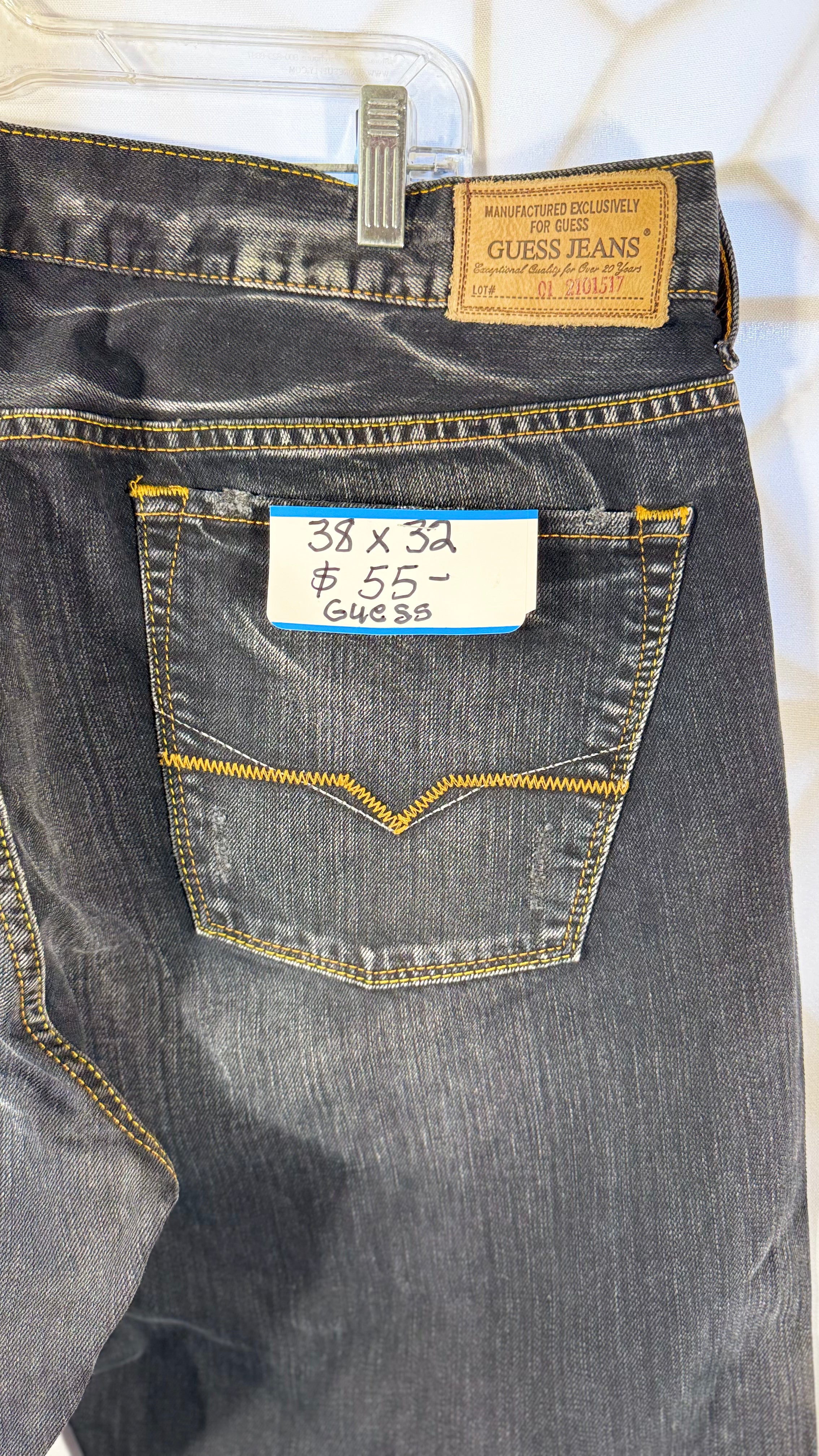 Mens Guess Jeans 38x32