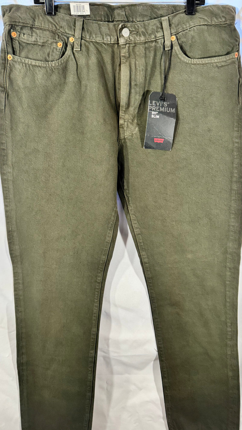 Mens Jeans Levis 511 Slim NWT 38x34