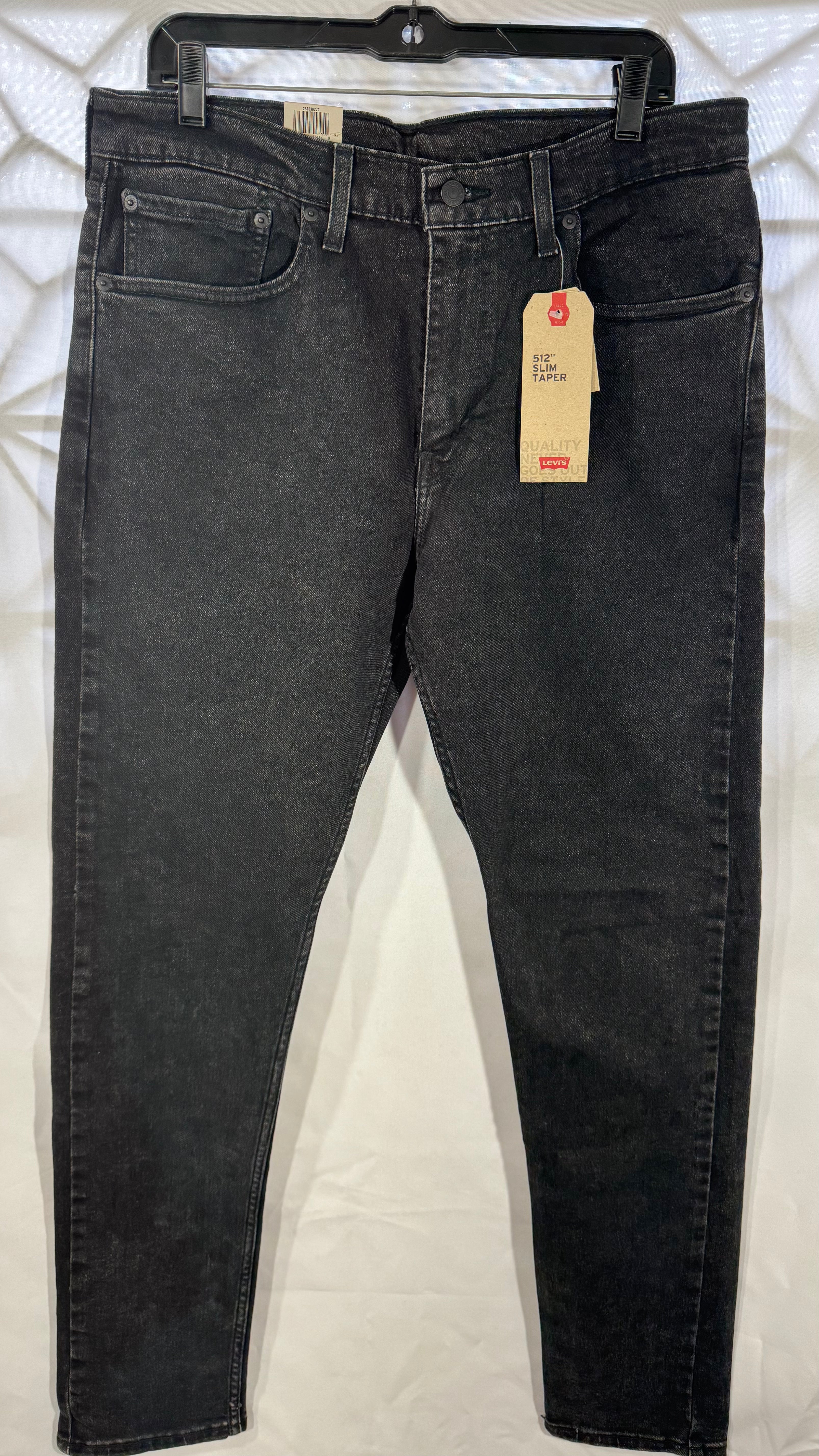 Mens Jeans Levis 512 Slim Taper NWT 34x34