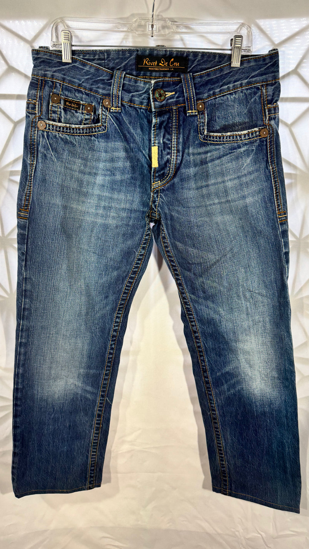 Mens Rivet de Cru Jeans 33x30