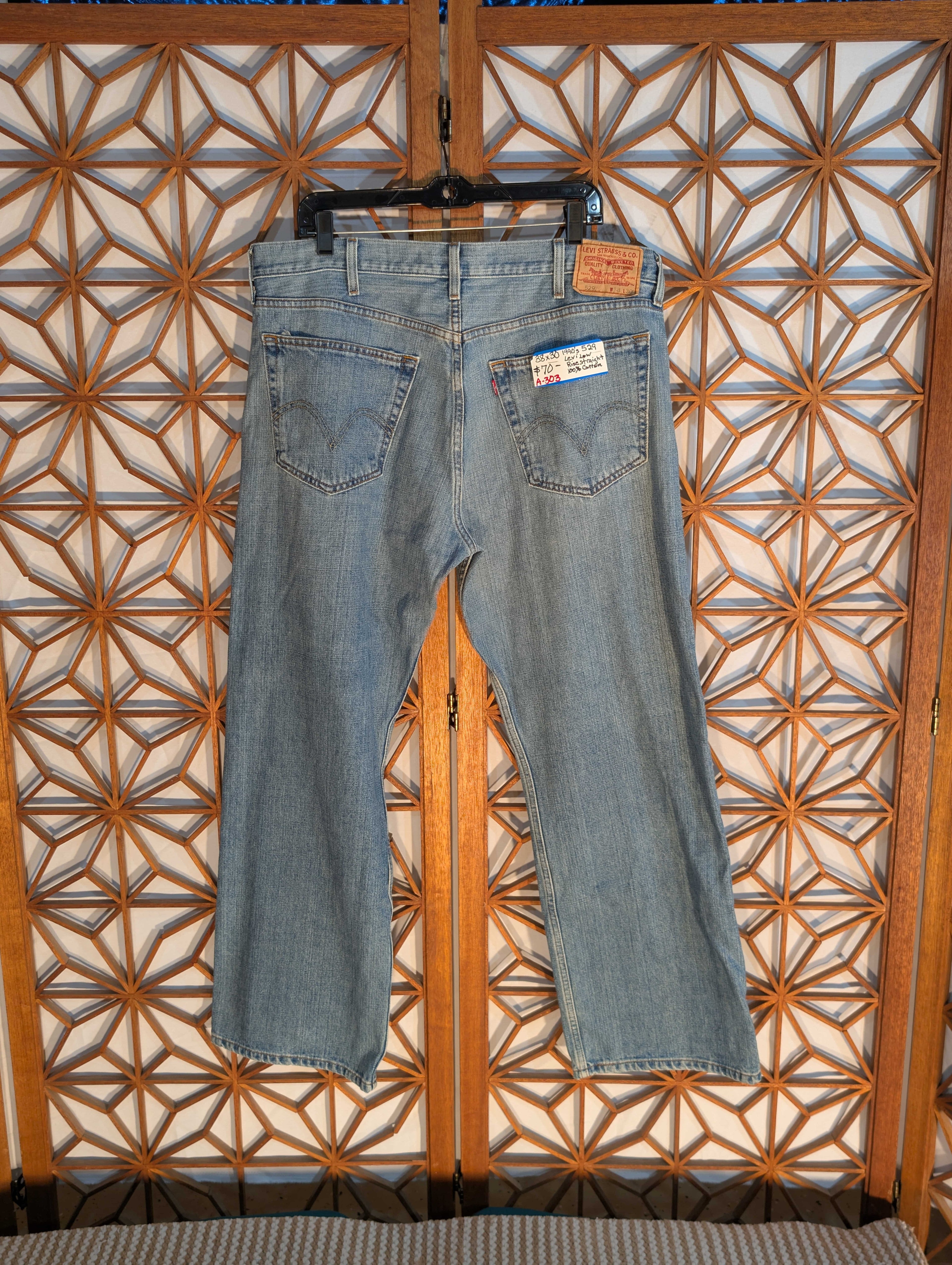 Mens Jeans Levis 529 38x30
