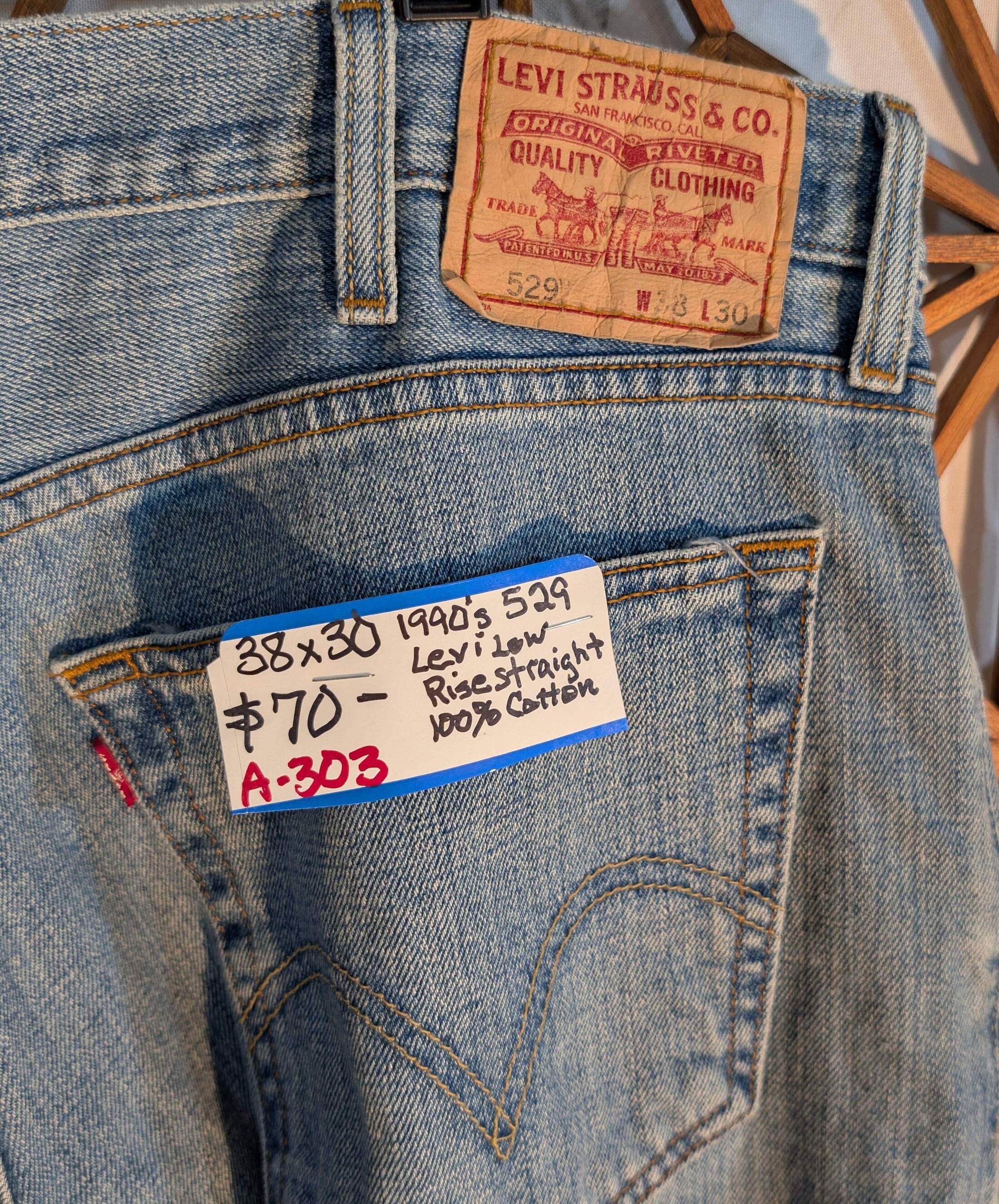 Mens Jeans Levis 529 38x30