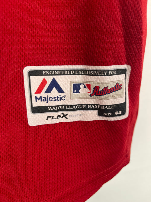 AUTHENTIC ARIZONA DIAMONDBACKS  RANDY JOHNSON MAJESTIC FLEX BASE  JERSEY - RED Size 44
