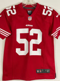 Nike NFL San Francisco 49ers #52 Patrick Willis Red Jersey Size Youth Medium (10-12)